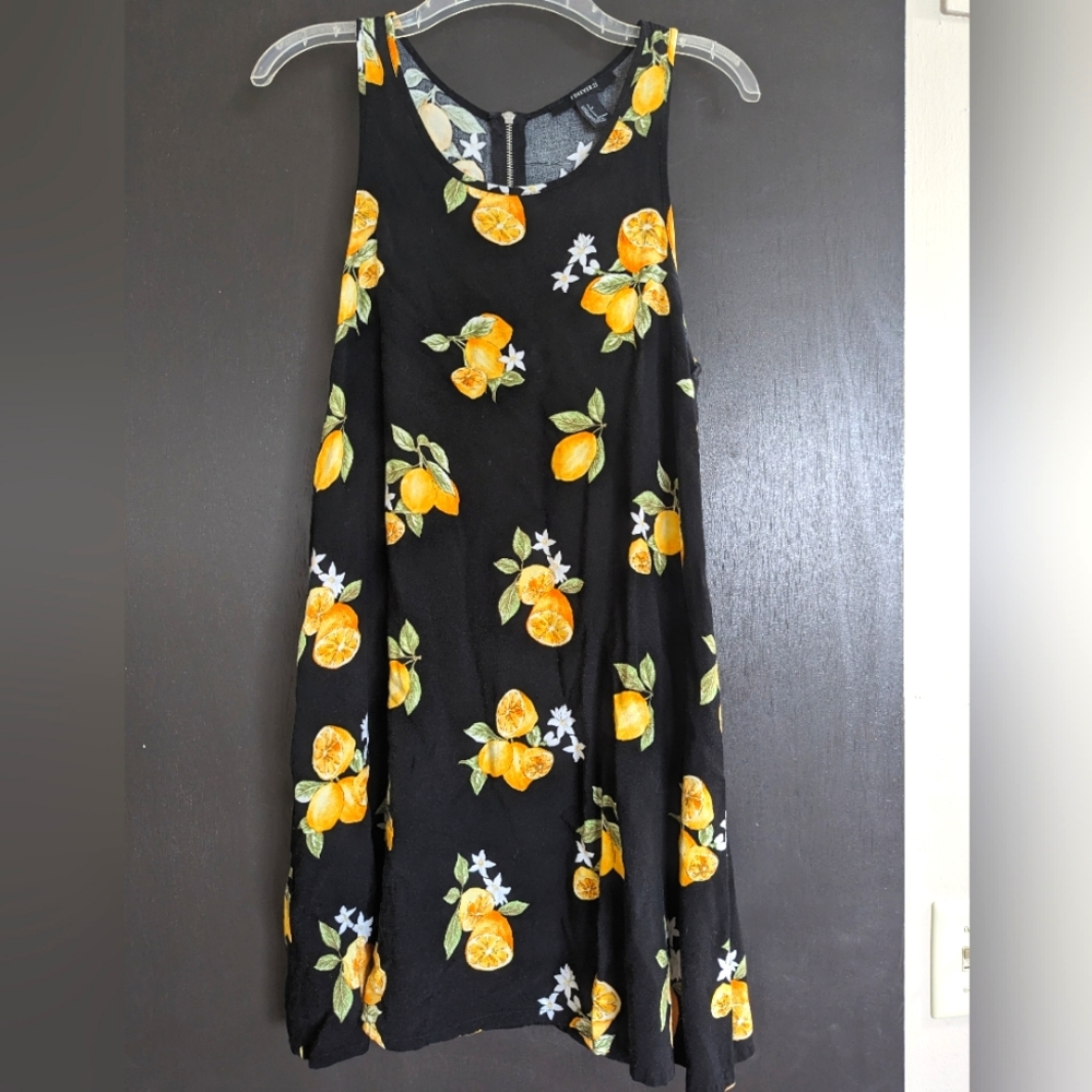Forever 21 Lemon Print dress